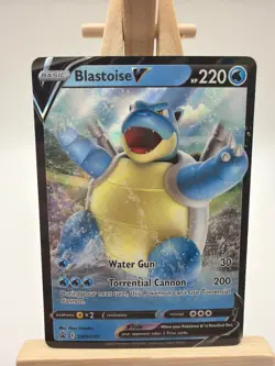 Blastoise V - SWSH101 - Pokemon Sword & Shield Promo Ultra Rare Holo Card - Image 1