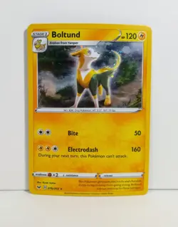 Boltund Pokemon TCG SWSH01 Sword & Shield Base Card 076/202 2020 Holo Rare - Image 1