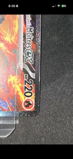 Pokemon TCG Moltres EX Team Rockets Card 229/182 Sir Destined Rivals - Image 3