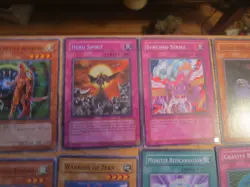 Old Yugioh Cards Lot vintage unsearched yu gi oh cards lot junk drawer lot old - Image 5