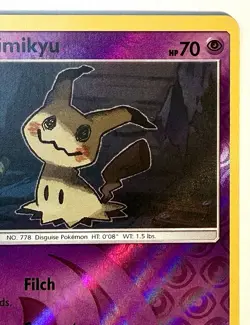 Mimikyu - 58/145 - SM Guardians Rising Reverse Holo Rare Pokemon Card - NM - Image 4