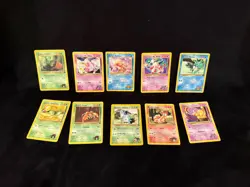 Vintage Pokemon Gym Heroes Card Lot Of 28 Cards LP/HP Misty’s Gyarados - Image 3