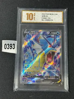 2024 Gyarados V SR CS4bC-135/132 Pokemon Card Chinese Grade 10 - Image 1