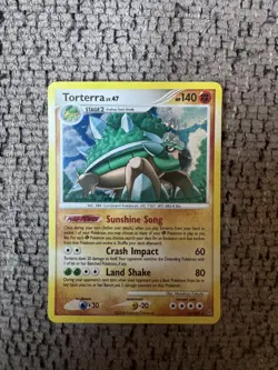 2008 Pokemon Diamond & Pearl Stormfront 11/100 Torterra Lv. 47 NM Holo Rare Card - Image 1