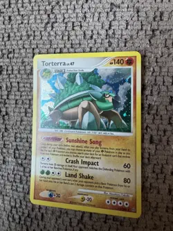 2008 Pokemon Diamond & Pearl Stormfront 11/100 Torterra Lv. 47 NM Holo Rare Card - Image 2
