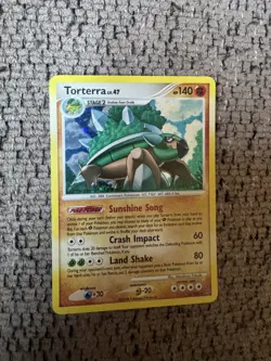 2008 Pokemon Diamond & Pearl Stormfront 11/100 Torterra Lv. 47 NM Holo Rare Card - Image 3