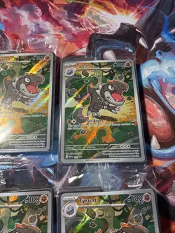 6x Tyrunt 070 Promo Card SEALED Prefect Order Etb Promo Full Art NM Lot Of 6 - Image 3