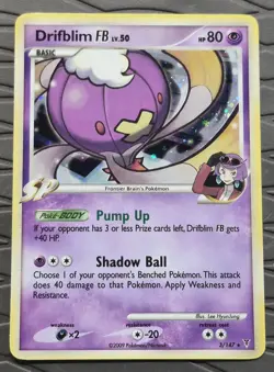 Drifblim FB 3/147 Pokemon Supreme Victors Cosmos Holo Rare Pokemon Card NM - Image 1