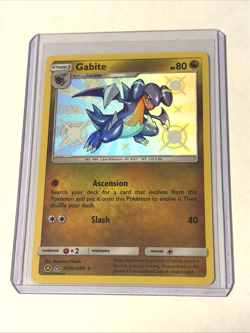 Pokemon Card 2019 Gabite Hidden Fates Shiny Vault SV39/SV94 Shiny Holo Rare - Image 1