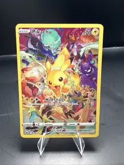Pokemon TCG Pikachu 160/159 Crown Zenith Secret Rare Full Art Holo Card D - Image 2