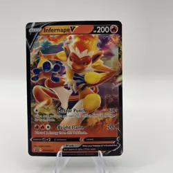 Infernape V SWSH252 SWSH: Sword & Shield Promo Cards Holo - Image 1