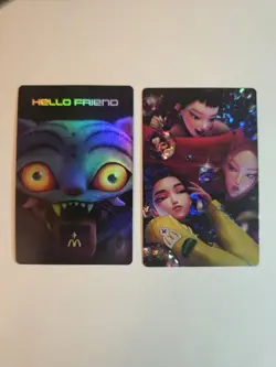 McDonald’s K-pop Demon Hunters Huntrix Meal Rumi Zoey Mira Card - Image 1