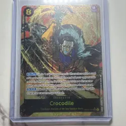One Piece Card Game Crocodile OP14-120 Alternate Art Foil 10000 Power English - Image 2