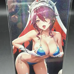 Rosaria Genshin Impact Anime Waifu Card Doujin ACG Goddess Holo - Image 2