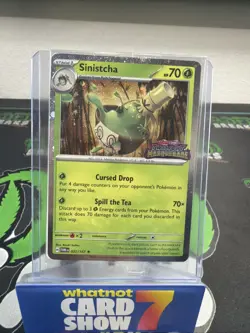 Sinistcha 022/167 Twilight Masquerade Pack Fresh Stamped Best Buy Exclusive Card - Image 1