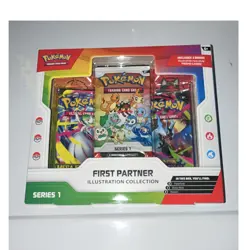 Pokemon First Partner Illustration Collection Series 1 Box Promo Cards Booster - Image 1