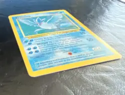 Pokemon TCG Articuno Holo Rare Card 2/62 Fossil MP Vintage Pokemon Card - Image 2