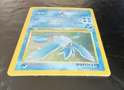 Pokemon TCG Articuno Holo Rare Card 2/62 Fossil MP Vintage Pokemon Card - Image 3