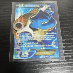 Pokemon Blastoise EX 142/146 XY Full Art Ultra Rare Holo Card - Image 4