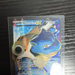 Pokemon Blastoise EX 142/146 XY Full Art Ultra Rare Holo Card - Image 5