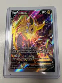 Jolteon V SWSH183 SWSH: Sword & Shield Promo Cards Holo NM - Image 1