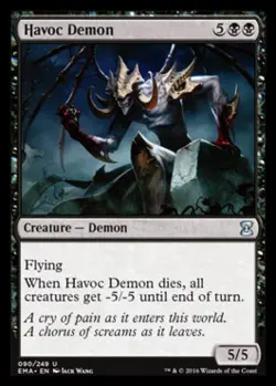 Havoc Demon -Foil Near Mint MTG Eternal Masters - Image 1