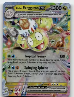 ALOLAN EXEGGUTOR EX 133/191 DOUBLE RARE SURGING SPARKS POKEMON NEAR MINT - Image 2