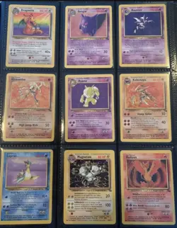 100% Complete Fossil Set 62/62 Original 1999 WOTC Pokemon Cards TCG NM LP - Image 3