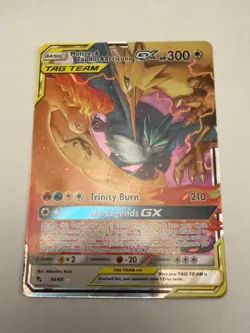Moltres & Zapdos & Articuno GX 44/68 Holo GX Rare Hidden Fates Pokemon Near Mint - Image 1