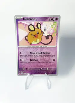 Pokemon TCG Dedenne 036/091 Reverse Holo - Paldean Fates - Image 1