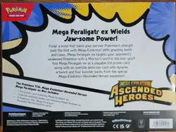 Pokemon TCG Mega Evolution Ascended Heroes Mega Feraligatr ex Box - Image 2