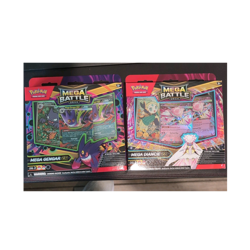 Pokemon Mega Battle Deck Mega Gengar EX Mega Diancie EX Holo Box Set Lot - Image 1