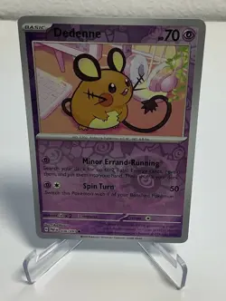 Pokemon - Dedenne - 036/091 - Reverse Holo - Paldean Fates - NM/M - NEW - Image 1