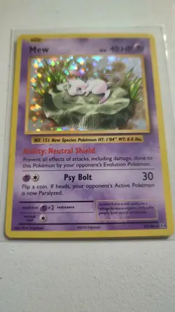 2016 Pokemon XY Evolutions Mew Holo 53/108 - Image 1