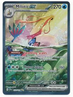 2024 POKEMON SURGING SPARKS SPECIAL ILLUSTRATION RARE MILOTIC EX #237 MINT - Image 1