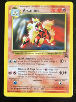 Arcanine 6 Promo Wizards Black Star Promos Pokemon nm - Image 1