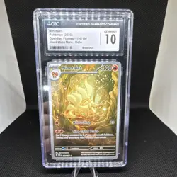 Pokemon Ninetales 199/197 SV03: Obsidian Flames Illustration Rare Holo CGC 10 - Image 1