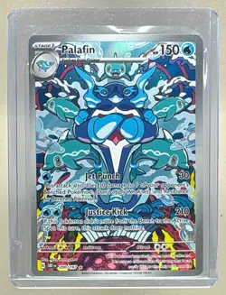 Palafin 2023 Pokemon SV Obsidian Flames - OBF EN #200 Illustration Rare - Image 1