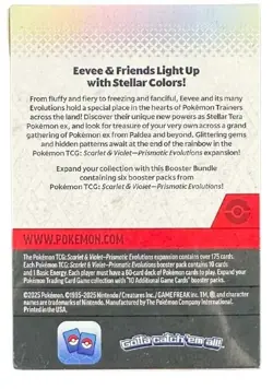 Pokemon Scarlet & Violet Prismatic Evolutions Booster Bundle Box #EA - Image 2