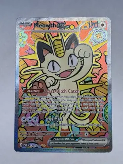 Pokemon Meowth EX SIR - 121/088 - Perfect Order - Image 1