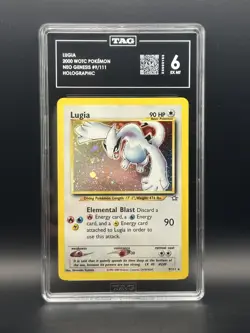 Lugia 9/111 Neo Genesis Holo - TAG 6 - Pokemon TCG - Image 1