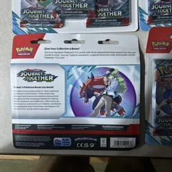 Lot Of 4 Pokemon Scarlet & Violet Journey Together. 3 Packs In Each. + Promo - Image 2
