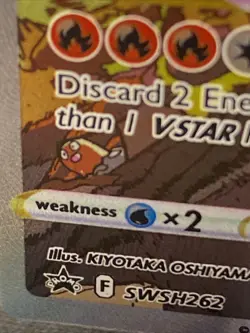 Charizard VSTAR SWSH262 Pokemon TCG SWSH: Sword & Shield Black Star Promo Holo - Image 4