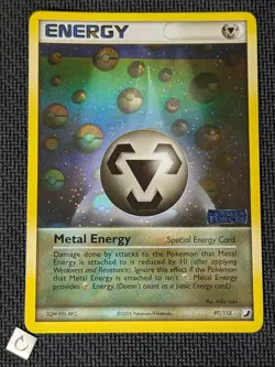 Metal Energy 97/115 - ex Unseen Forces Stamped Reverse Holo Pokemon TCG LP - Image 1