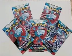 5 Pokemon TCG: Scarlet and Violet Paradox Rift SV4 Booster Pack Sealed - Image 1