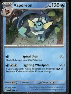 Vaporeon - (Cosmos Holo) 168 Promo Holo NM Pokemon SV: Scarlet & Violet Promo Ca - Image 1