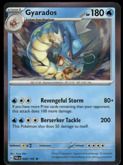 Gyarados 043/193 Rare Holo NM Pokemon SV02: Paldea Evolved - Image 1