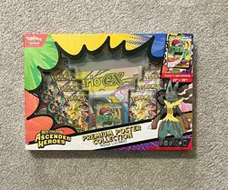Pokemon TCG: Ascended Heroes Premium Poster Collection Mega Lucario Sealed Box - Image 1