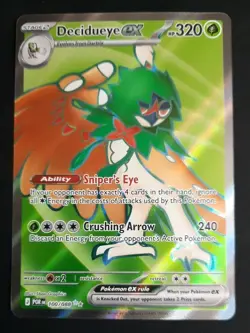 Decidueye ex 100/088 Holo Ultra Rare Perfect Order Pokemon NM/M - Image 1