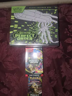 Pokemon Perfect Order Elite Trainer Box & Booster Bundle & 1 Perfect Order Pack - Image 1